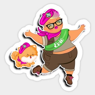 Chub Scout Evie Sticker